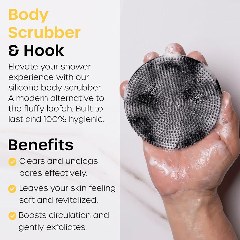 Vanibiss The Man Silicone Face, Body, and Back Scrubber Brush (Variety Set) - Image 5